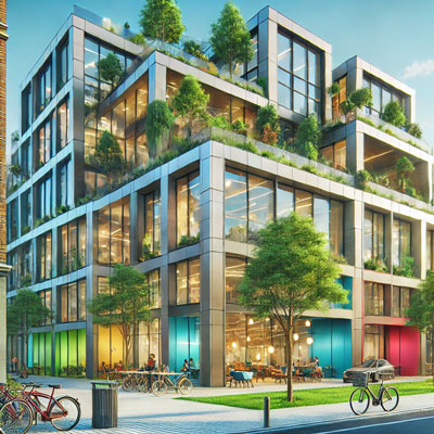 DALL·E-2024-09-25-11.53.21---An-exterior-view-of-a-vibrant-startup-building-located-in-a-trendy-urban-area